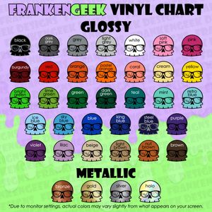 Note: not all colors will be available for every listing