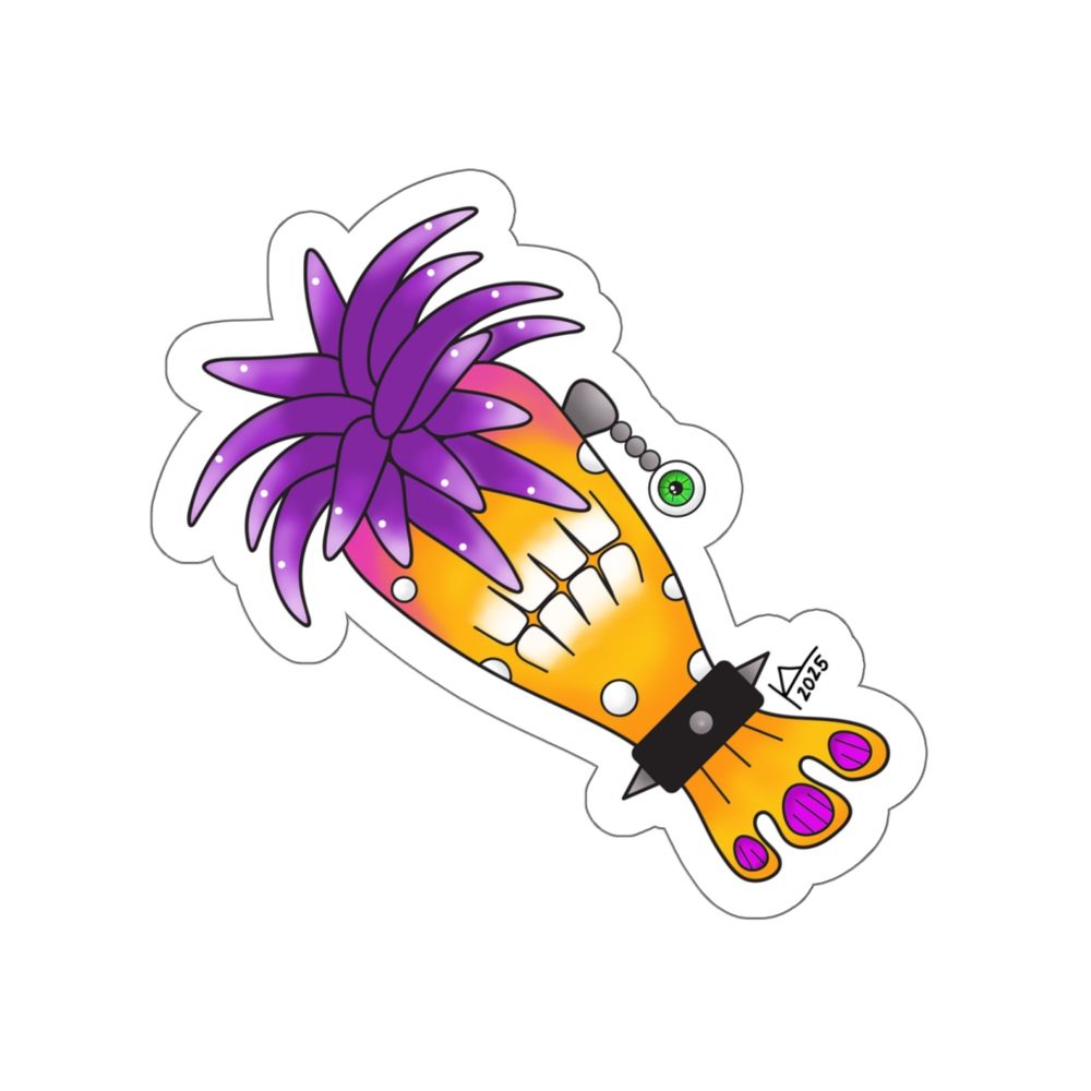 Pete Rocker Wee Monster Sticker