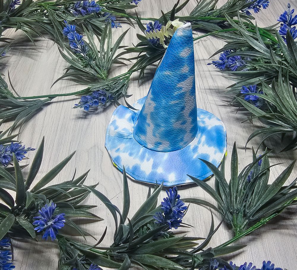 Spellbinding Witch Hat Ornament – Recycled Materials, Unique Holiday Charm