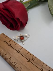 Red Orange Garnet Eye