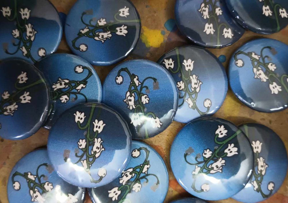 Ghost of the Valley Button 
