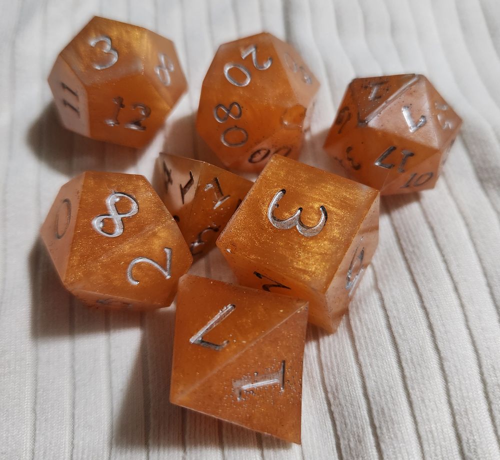 Orange Dice