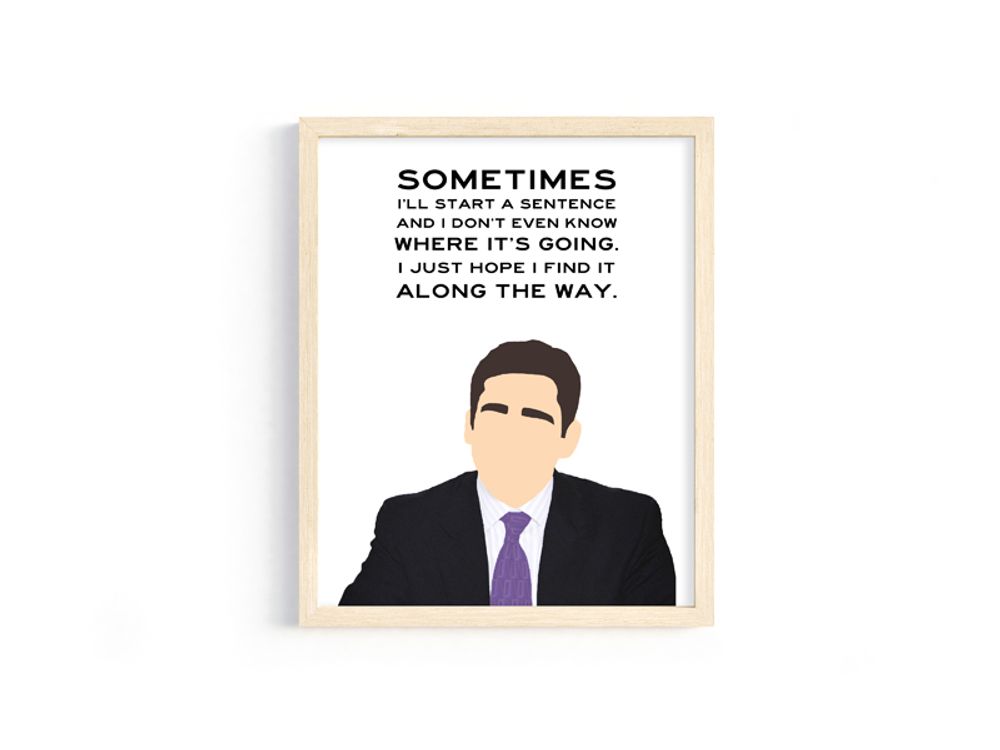 The Office Michael Scott 8x10 Digital Download