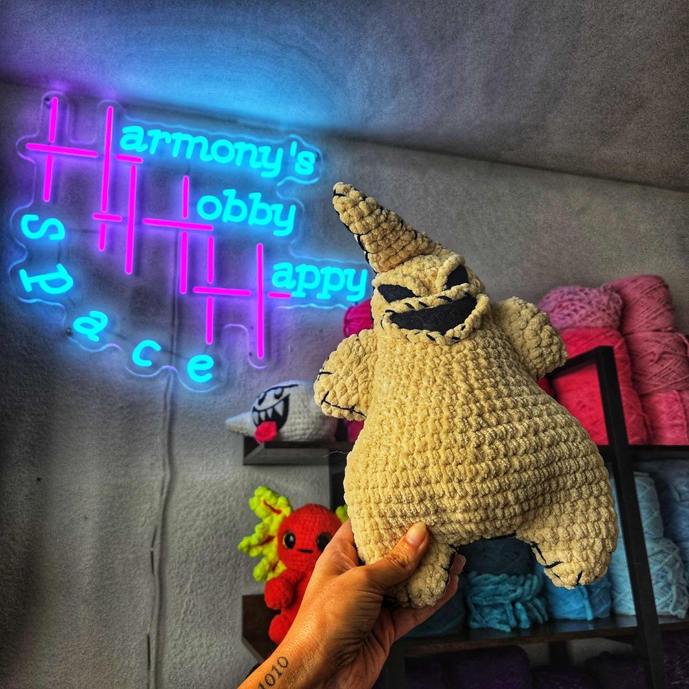 Burlap Boogie Man Pattern 