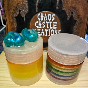 Large round jars