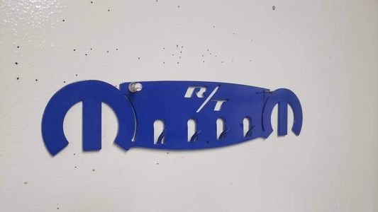 Dodge R/T mopar key keychain ring holder rack srt charger hellcat demon scatpack - Martin Metalworks