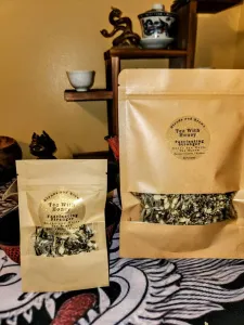 Fascinating Stranger in bags- the sample will be in the 10 gram bag on the left