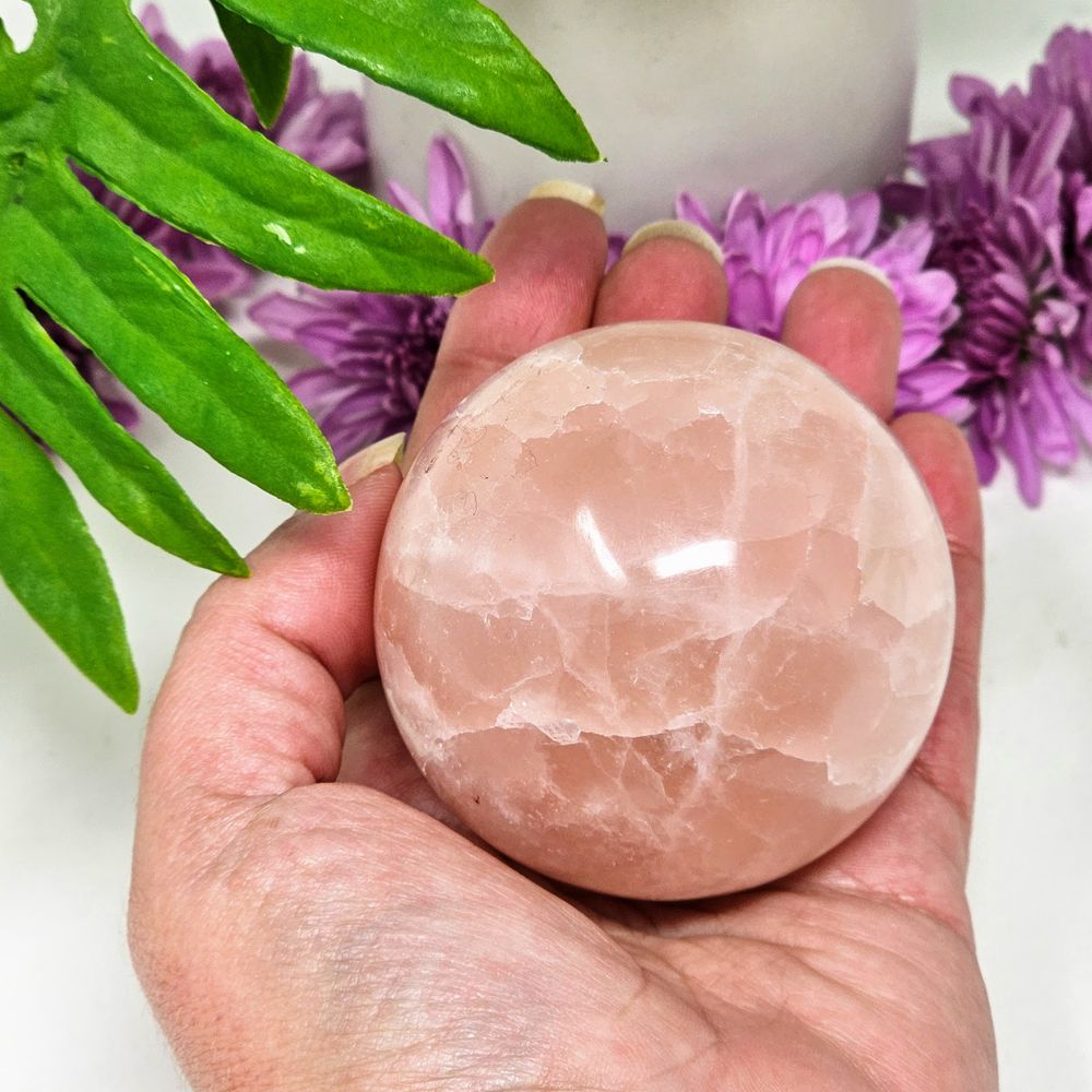 Rose Calcite Sphere ❤️ 
