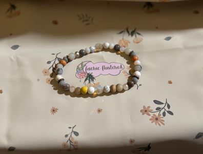 Earth- yellow, tan, brown, and other earthy toned beads.