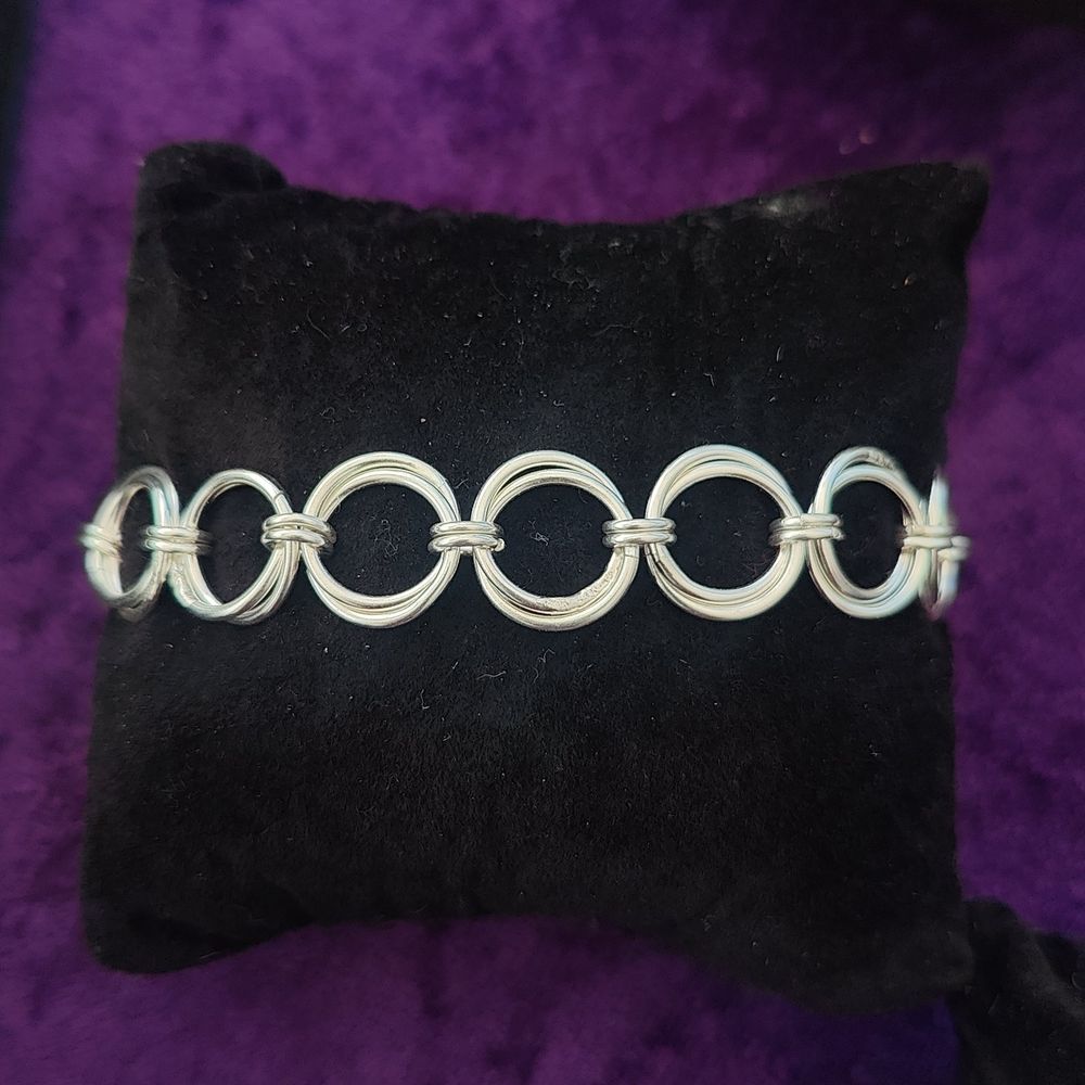 Sterling Silver Mobius Bracelet