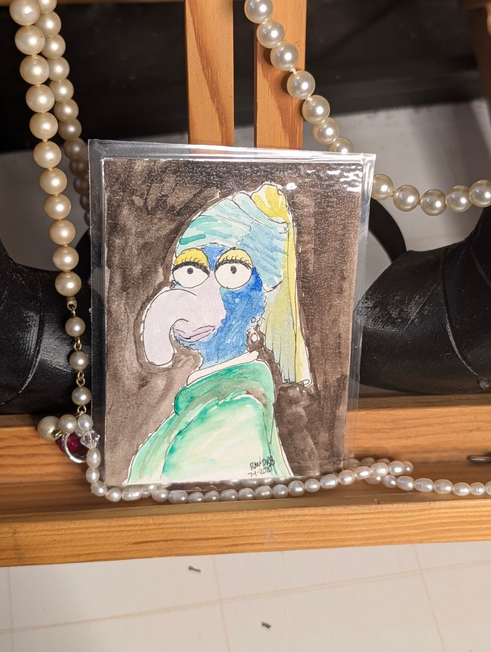 Gonzo with the Pearl Earring