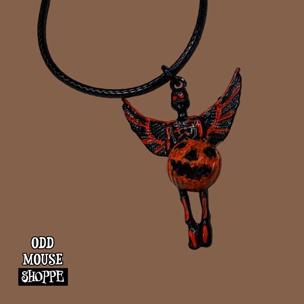 Up Winged Demon Necklace