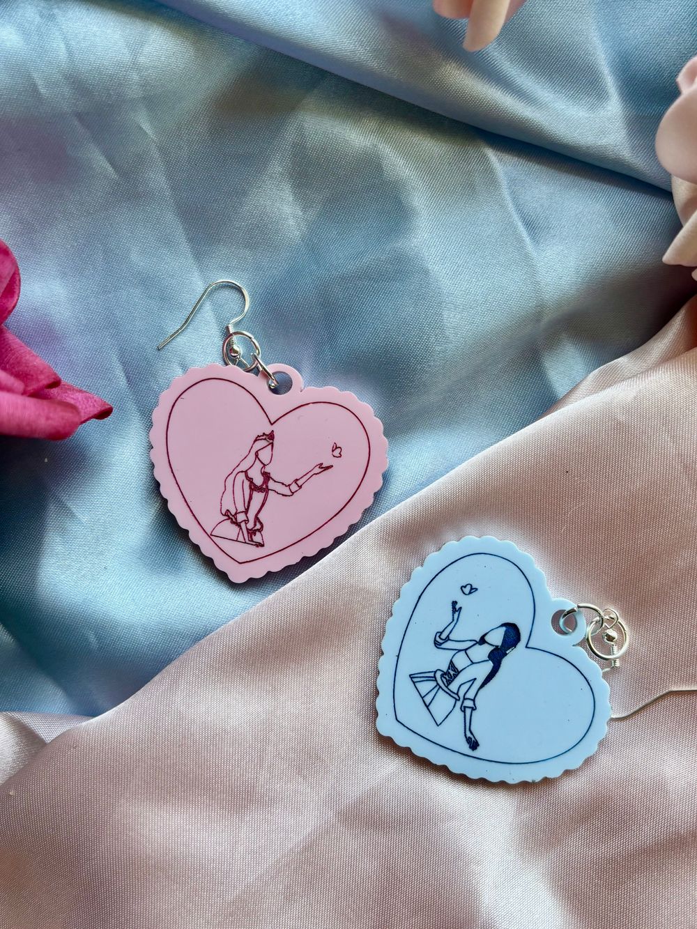 Annelise and Erika Earrings, Princess and the Pauper