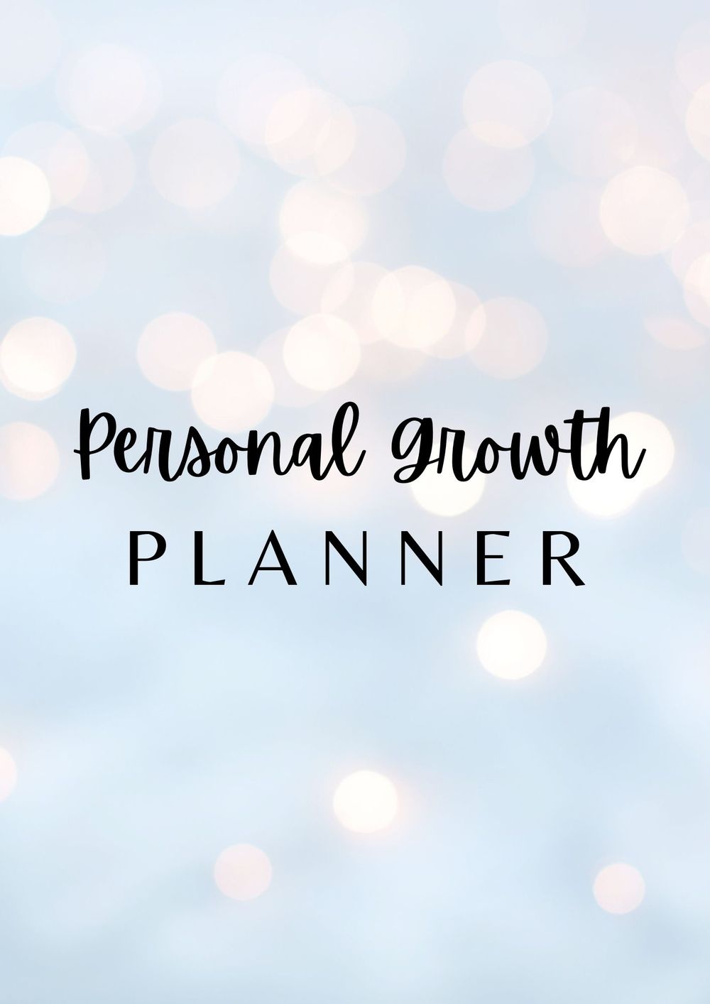 Personal Growth Planner 