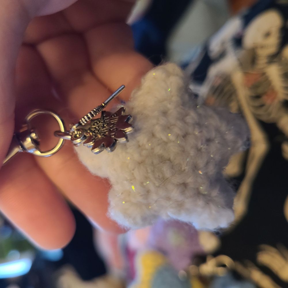 Crochet and Trinket Star Bag Charms