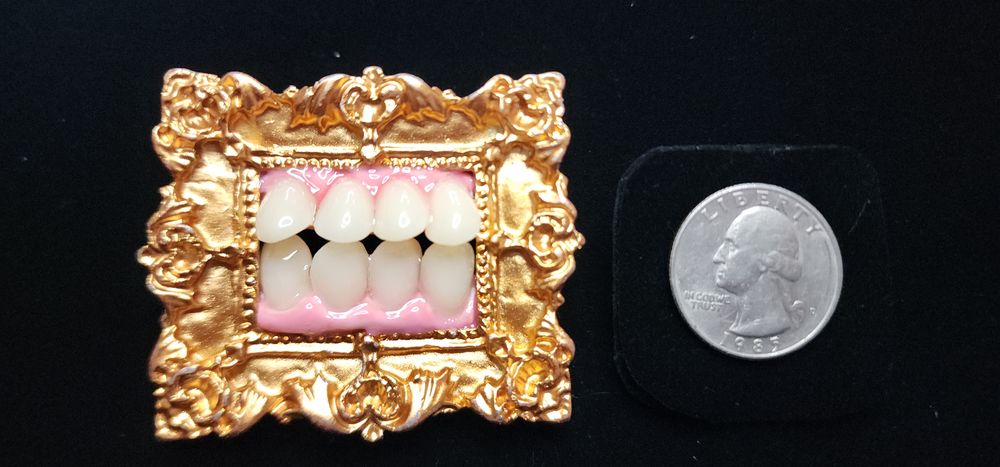 CHEEEESE – Original Hand-Painted Grin Pin (9 of 10)