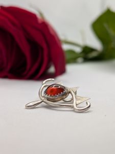 Red Orange Garnet Eye