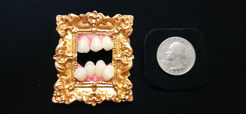 Jaw Breaker – Original Hand-Painted Grin Pin (6 of 10)