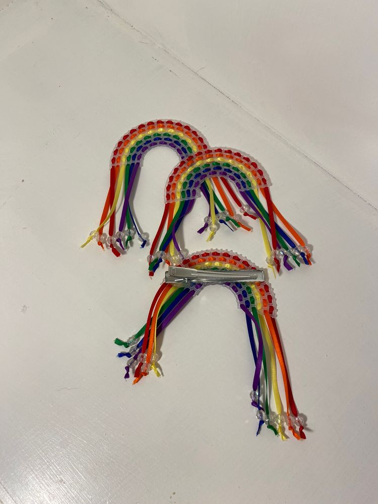 Rainbow Hair Clip