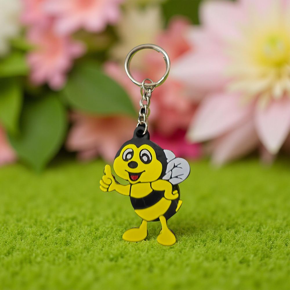 3D Printed Bee Keychain | Eco-Friendly PLA Filament | Cute I...