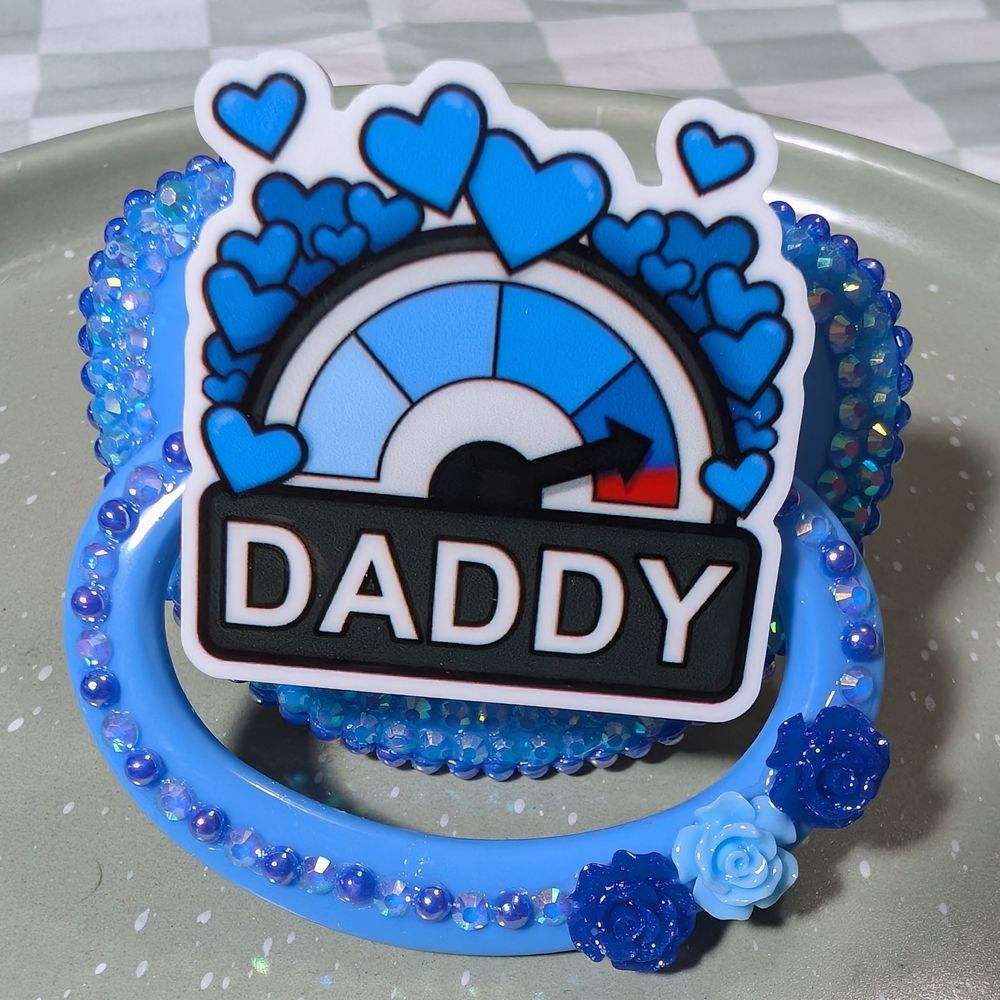 Partial Deco "Daddy" Adult Pacifier