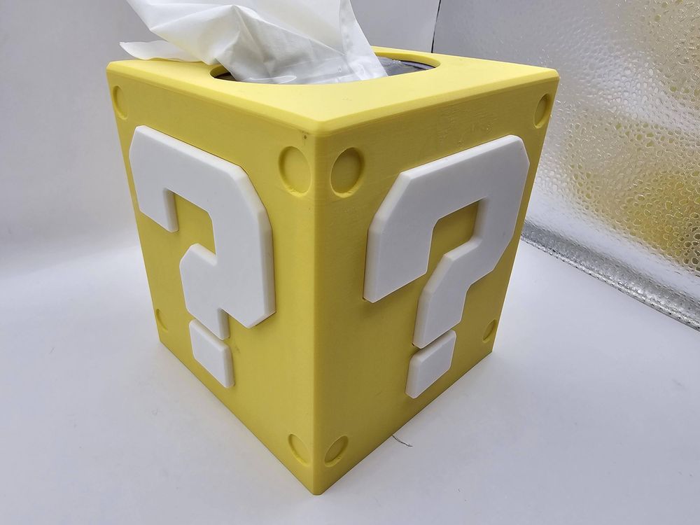 Super Mario Coin Block Tissue Box Cover