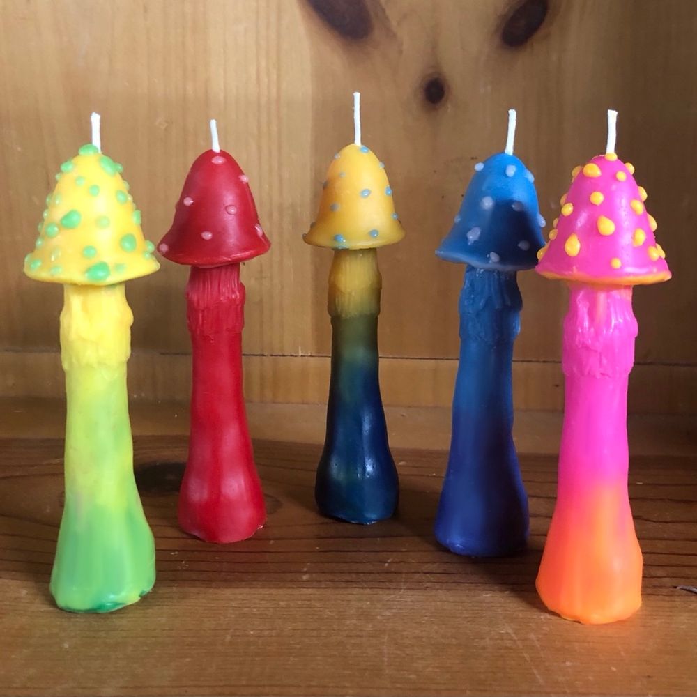 Mushroom Candle