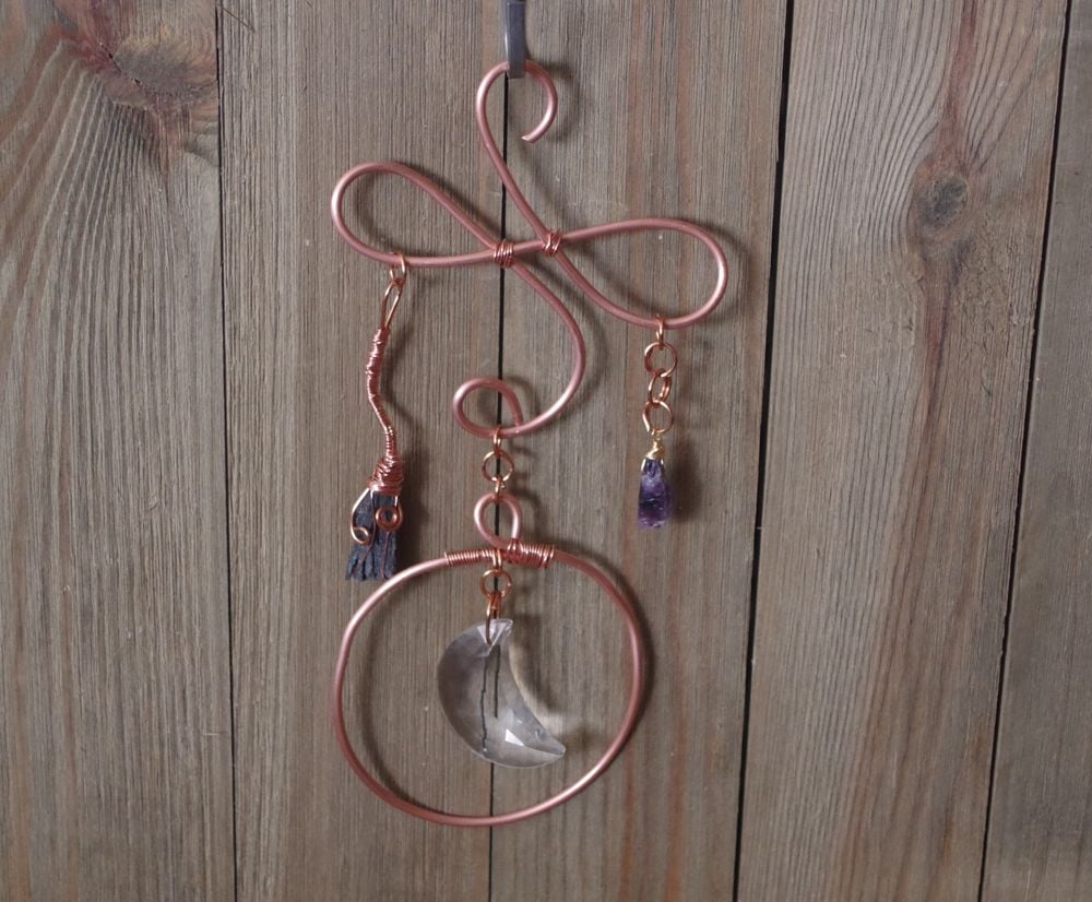 Copper & Glass Suncatchers