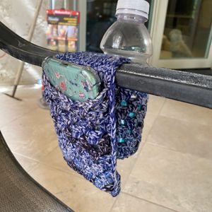 Basic Cozy Caddy in Denim - back