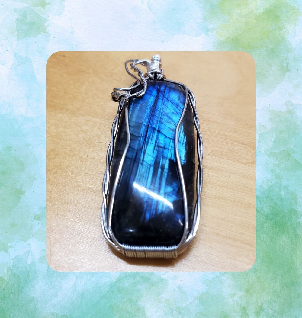 Wire Wrapped Labradorite C
