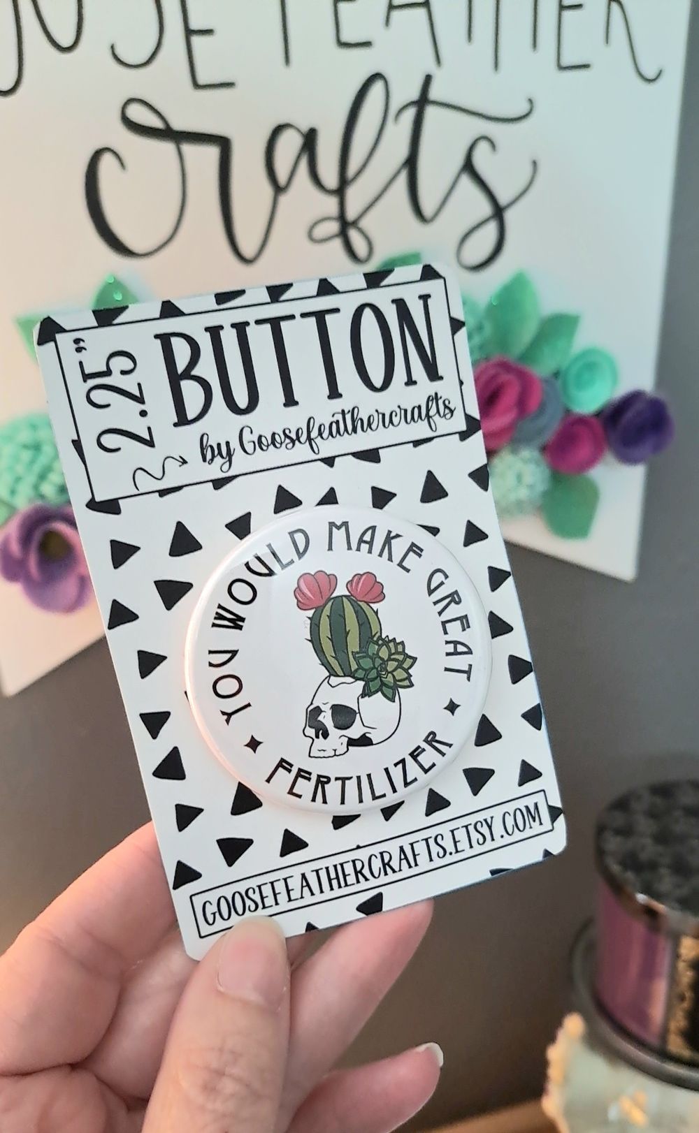 Novelty Button --- 2.25" Round Button