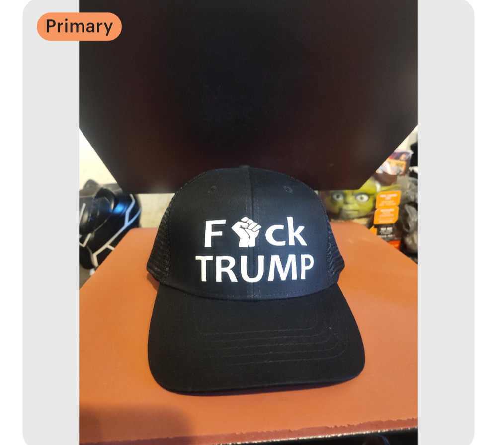 F Trump snapback trucker hat 