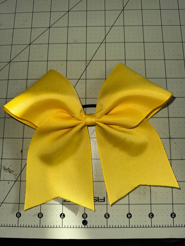 Yellow Cheer Bow
