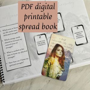 The PDF printable, digital Spread Book (printed book not included).