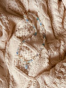 The Summer Sky Butterfly Pearl Necklace 