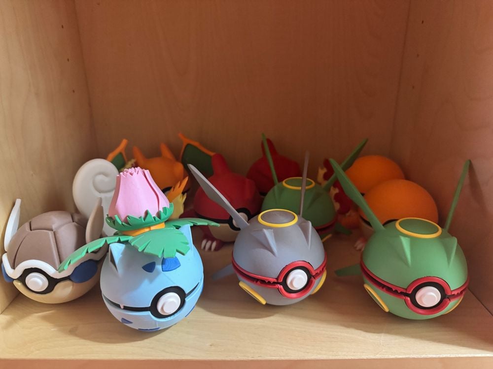 3D Printed Pokémon Inspired Pokéball
