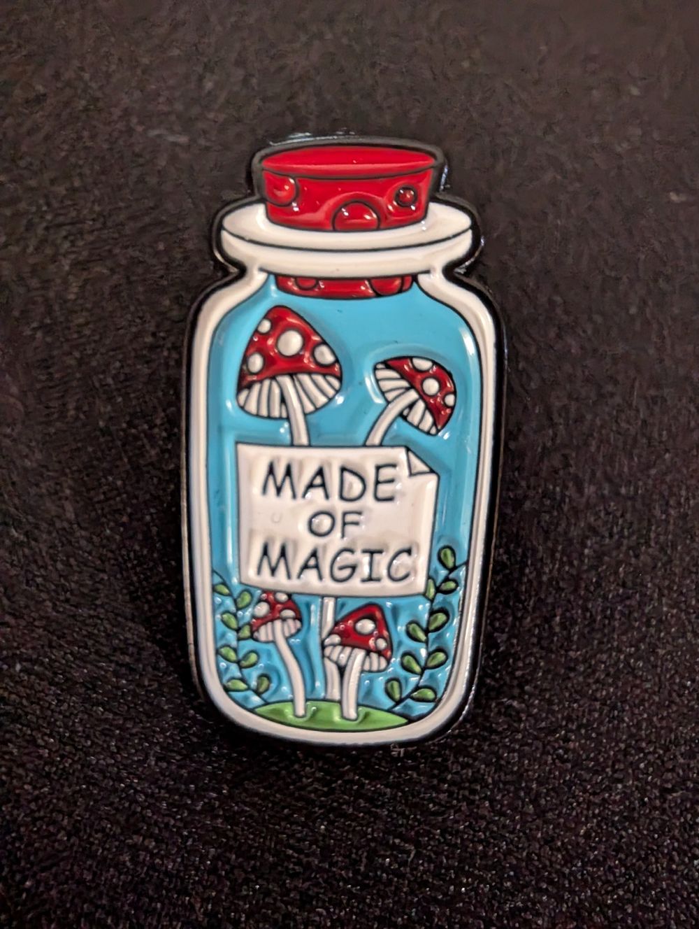 Mushroom magic pin