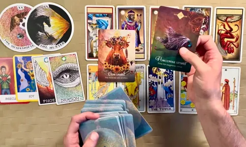 An example snapshot from an actual "What Should I Do?" Tarot Reading