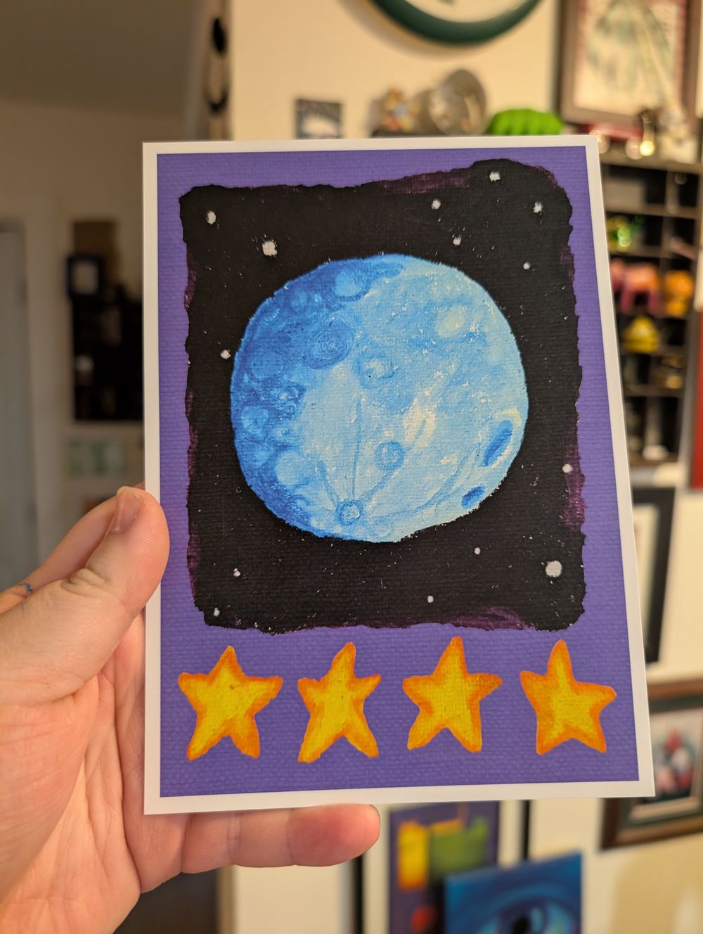 Pastel Moon and Stars