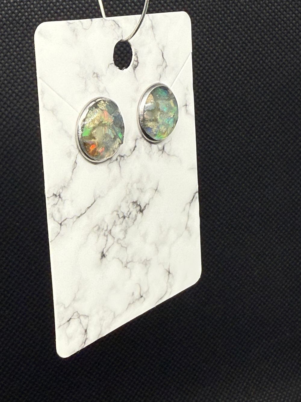 Opal Fragments Stud Earrings