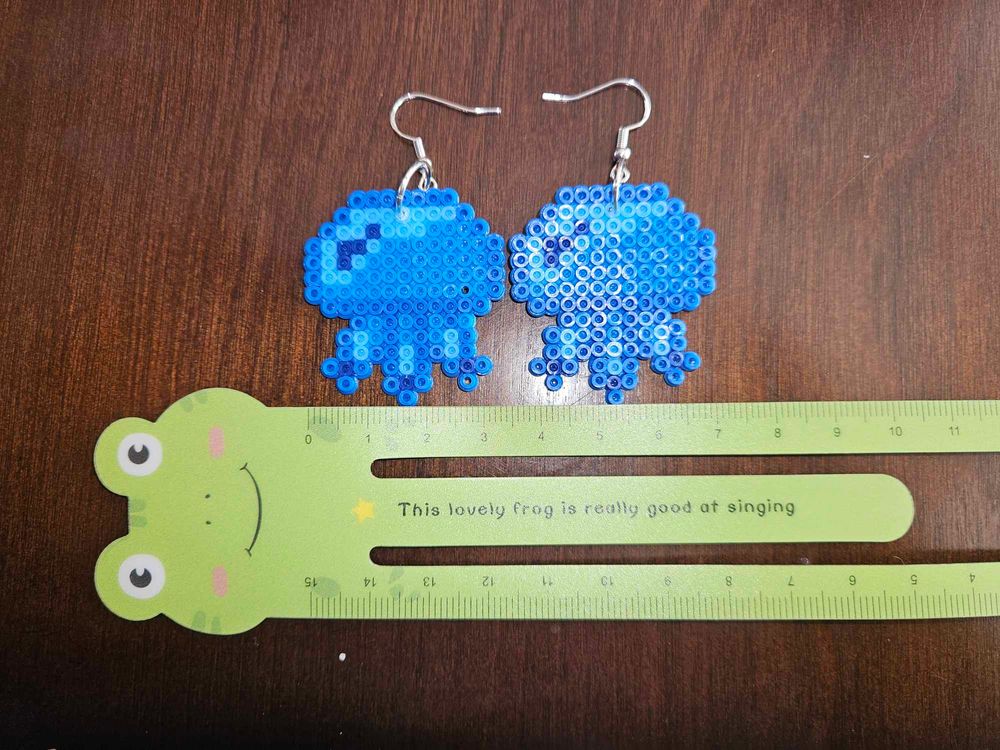 Blue Jellyfish Earrings