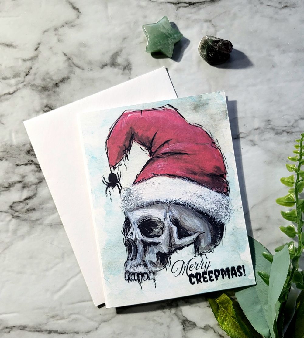 Merry Creepmas Greeting Cards