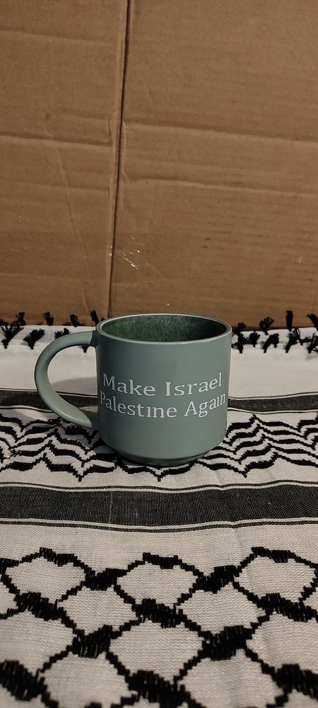 16oz Make Israel Palestine Again coffee mug 
