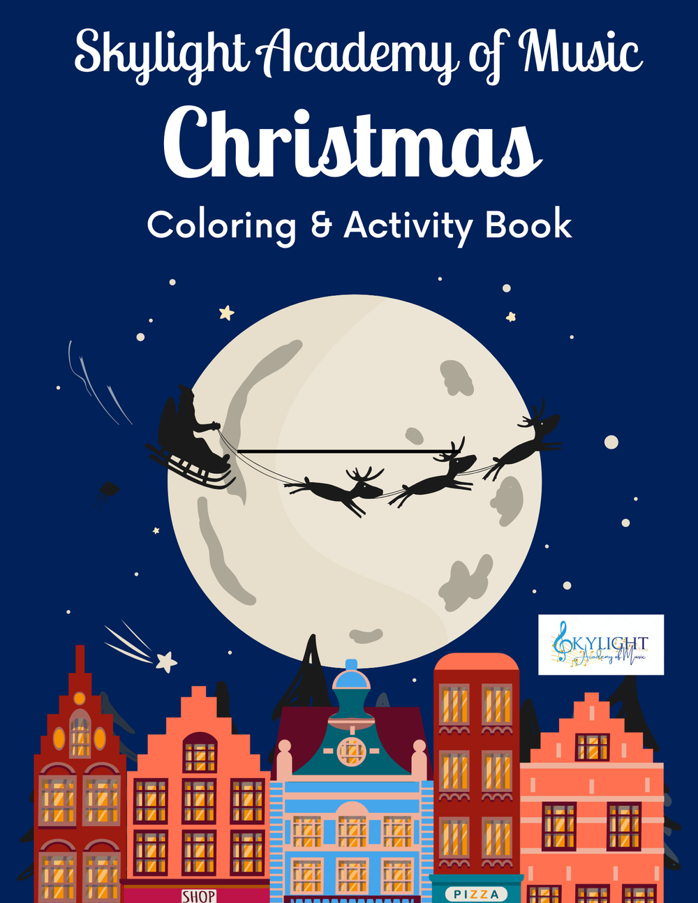 Holiday Coloring & Activity Book for Kids 