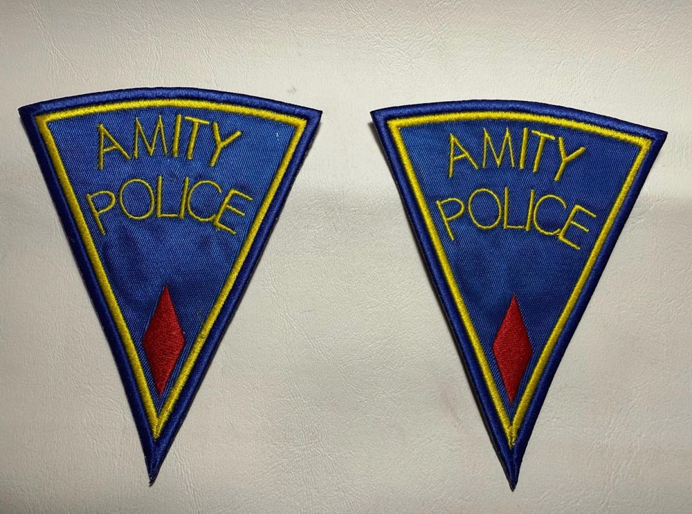 Amity Police patches embroidered (set of 2)