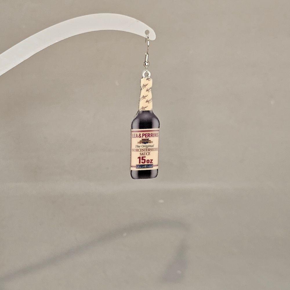 Item #49 Worcestershire Sauce Earring
