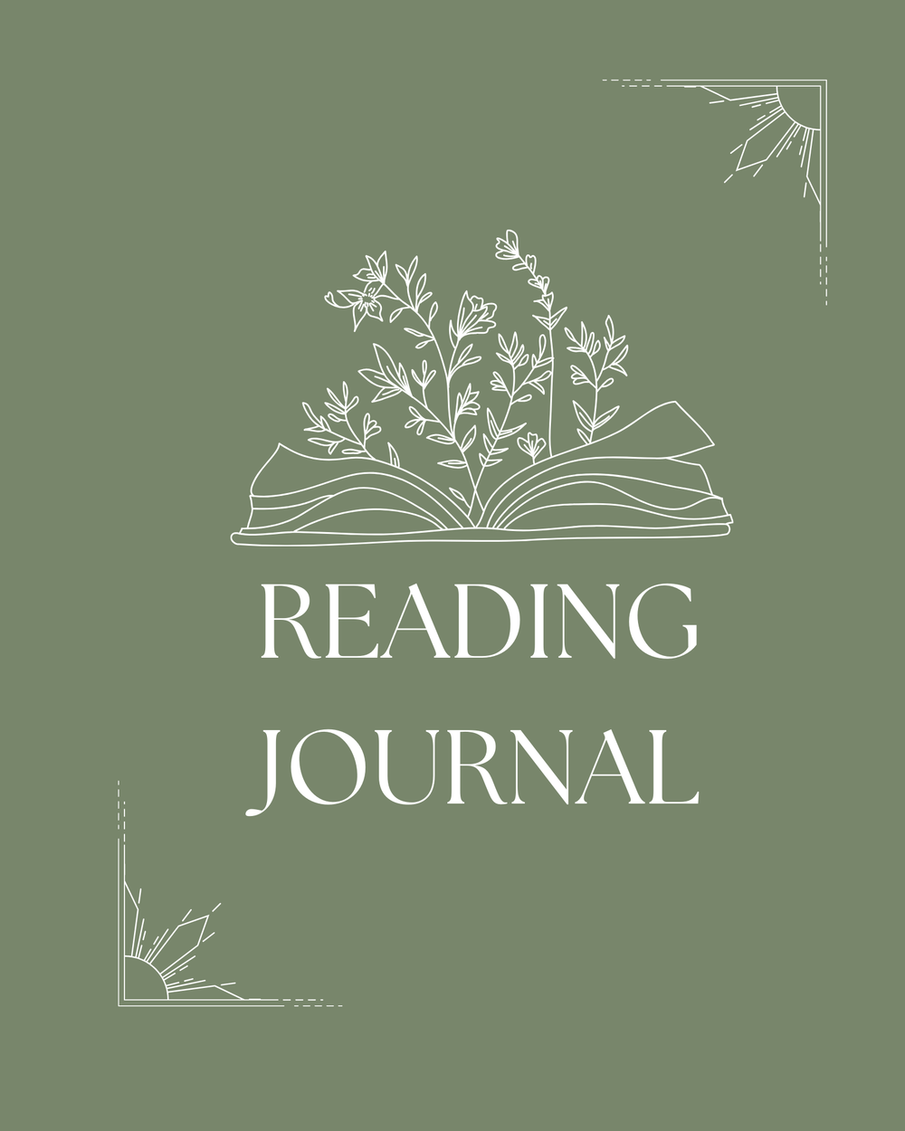 Book tracking journal