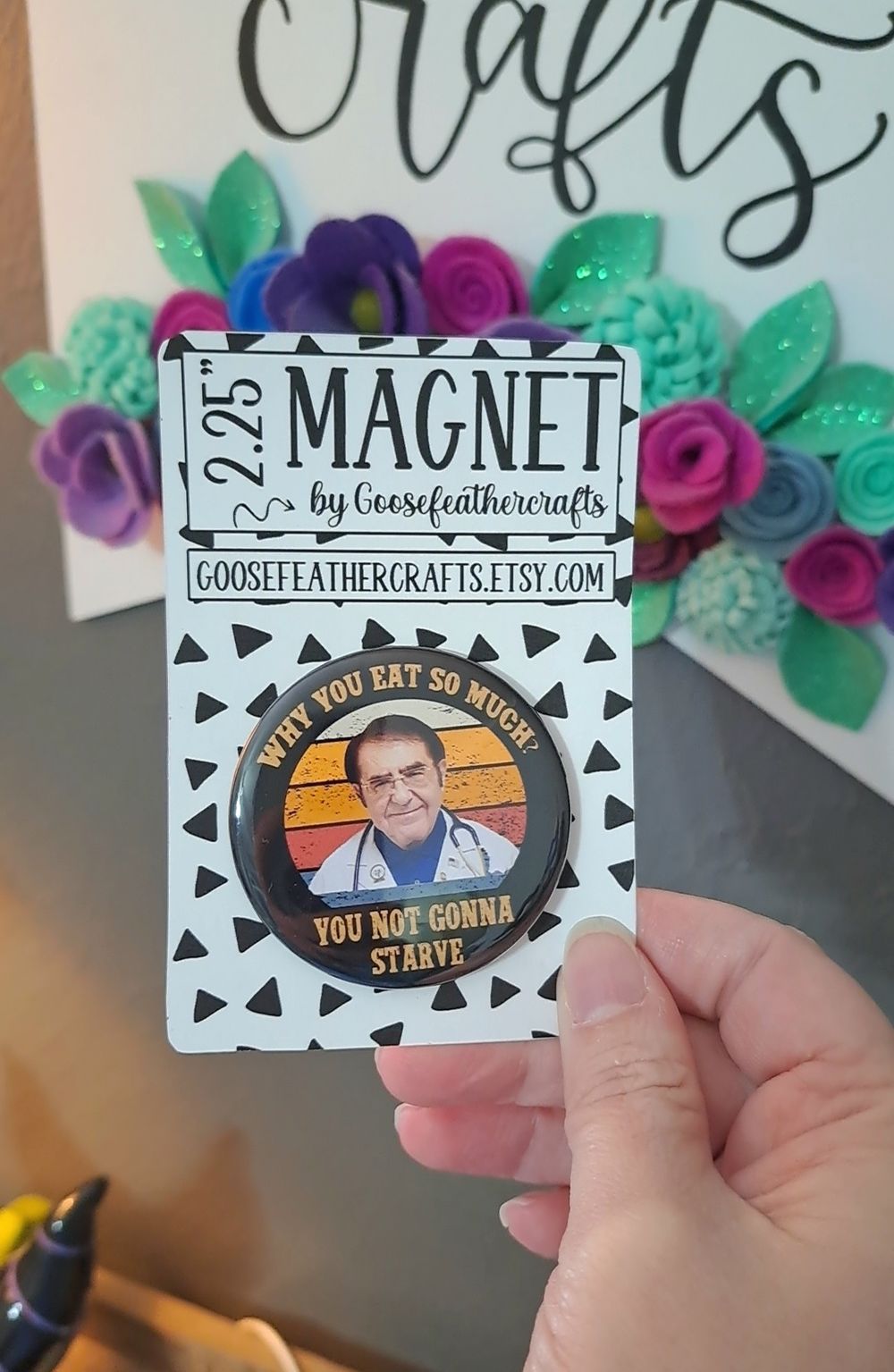 Novelty Magnet --- 2.25" Round Magnet