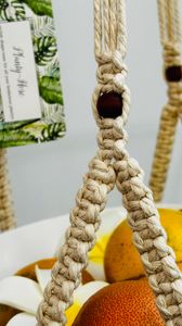 Natural/ cherry beading 