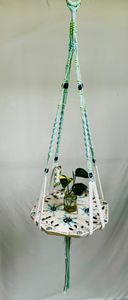 Sea foam/ blue aventurine stone beads 